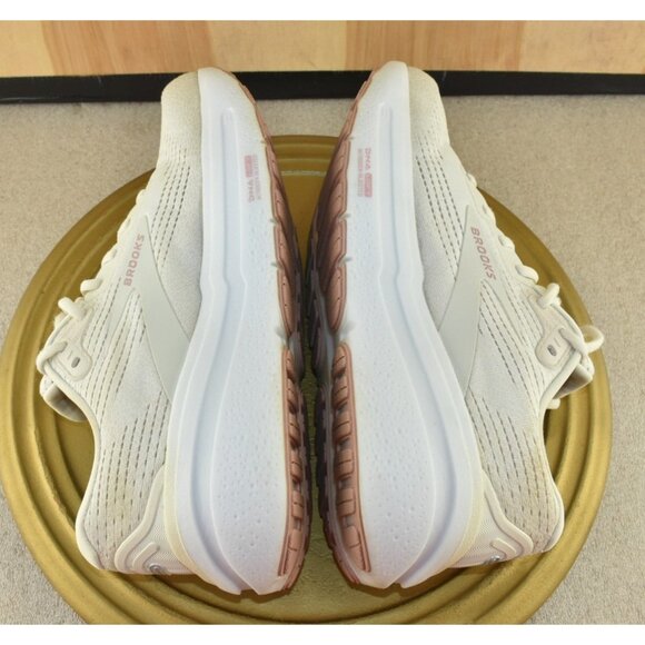 Brooks Ghost Max 2 Women Shoes Size 10 White Athletic Running Sneakers - Picture 8 of 11